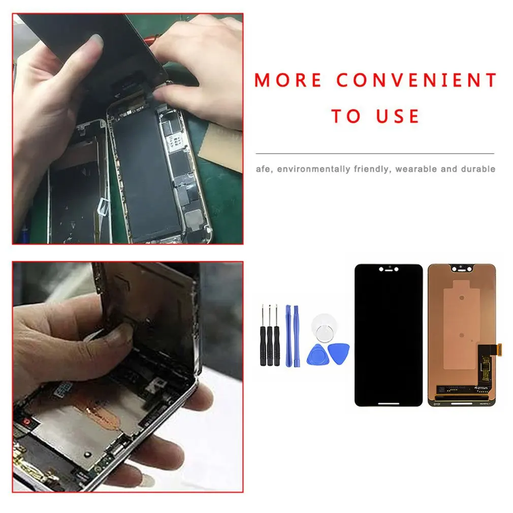 Replacement Screen For Pixel3 Practical Lcd Display Screen For Ixel3 Portable Spare Parts For Digitizer
Replacement Screen For Pixel3 Practical Lcd Display Screen For Ixel3 Portable Spare Parts For Digitizer