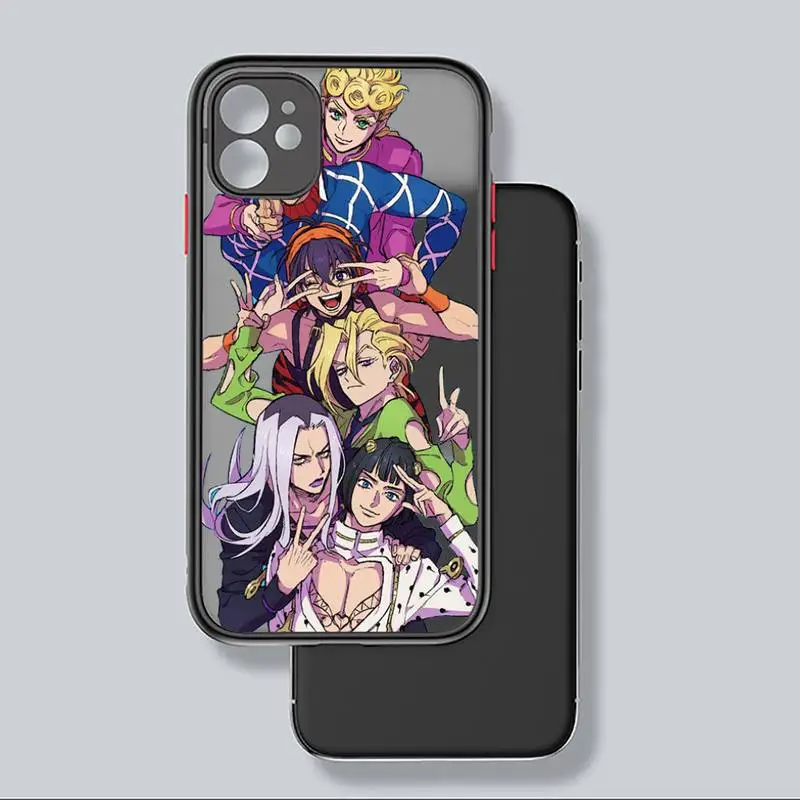 Jojo Anime Bizarre Adventure Phone Case black matte transparent For iPhone 7 8 x xs xr 11 12 pro plus mini max Clear Funda
Jojo Anime Bizarre Adventure Phone Case black matte transparent For iPhone 7 8 x xs xr 11 12 pro plus mini max Clear Funda