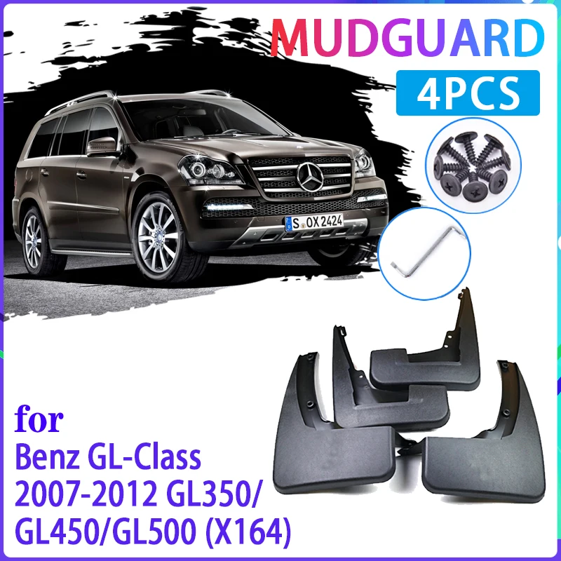 Car Mud Flaps for Mercedes Benz GL-Class X164 2007~2012 2008 2009 2010 Mudguard Splash Guards Fender Mudflaps Auto Accessories
Car Mud Flaps for Mercedes Benz GL-Class X164 2007~2012 2008 2009 2010 Mudguard Splash Guards Fender Mudflaps Auto Accessories