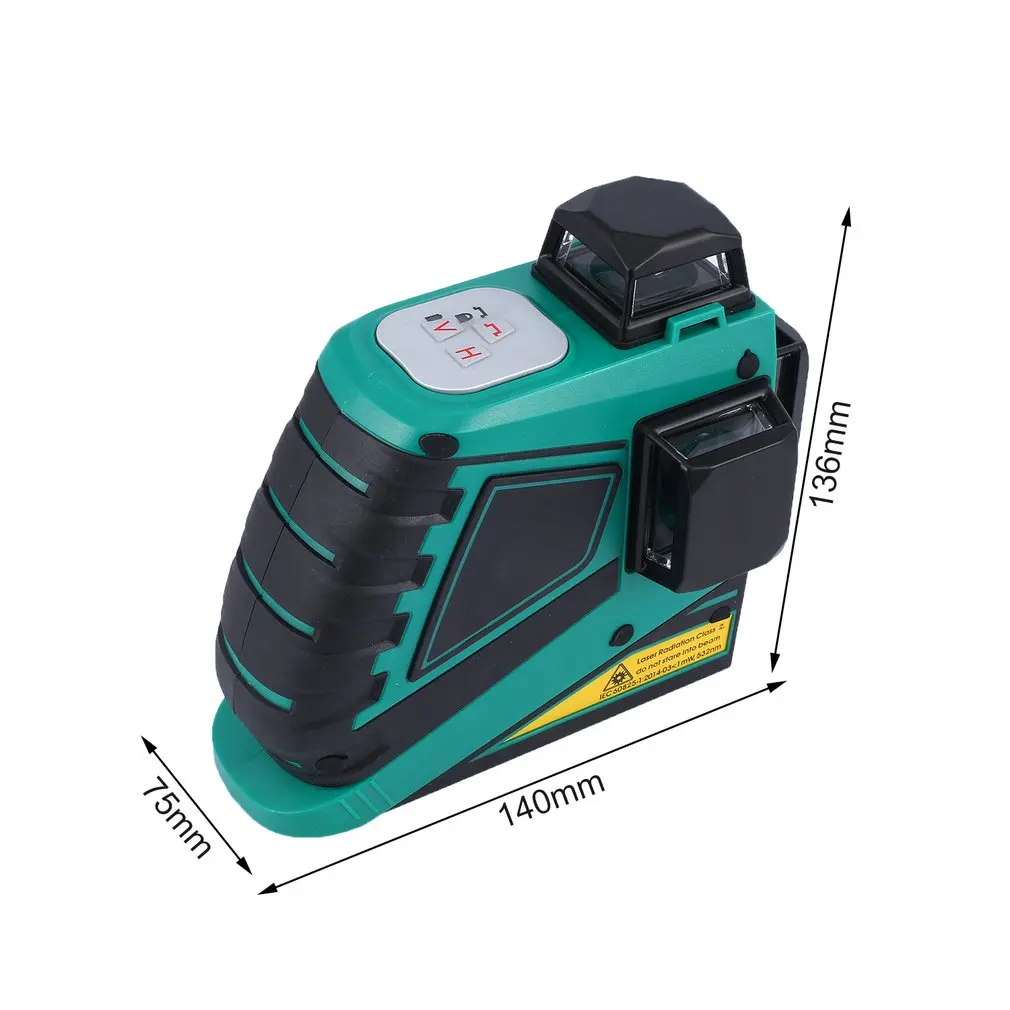 DOVOH 12 Lines 3D Laser Levels Green Light Leveling Instrument Self-leveling Laser Leveler Vertical Horizontal Cross Laser
DOVOH 12 Lines 3D Laser Levels Green Light Leveling Instrument Self-leveling Laser Leveler Vertical Horizontal Cross Laser