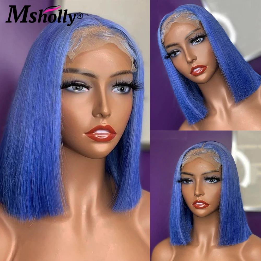 Синий короткий парик Боб, парики из человеческих волос на сетке спереди для женщин, предварительно выщипанный парик 4x4, парик без клея, брази...
Синий короткий парик Боб, парики из человеческих волос на сетке спереди для женщин, предварительно выщипанный парик 4x4, парик без клея, брази...