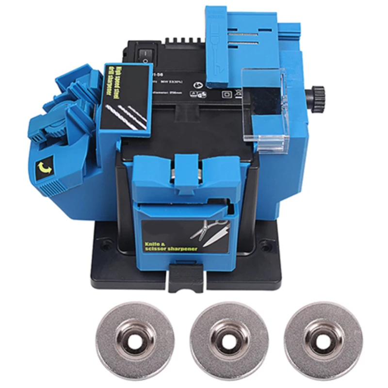 65W Multifunction Sharpener Household Grinding Tool Sharpener Drill For Knife Twist Drill Hss Drill Scissor Chisel,Eu Plug
65W Multifunction Sharpener Household Grinding Tool Sharpener Drill For Knife Twist Drill Hss Drill Scissor Chisel,Eu Plug