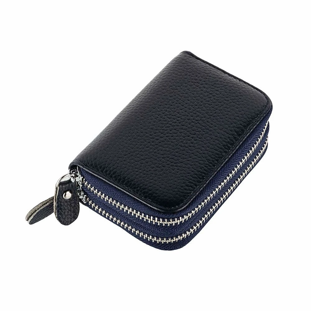Wallet Purses Design Genuine Leather Ladies Women's Genuine Leather RFID Secure Zipper Credit Card Holder
Wallet Purses Design Genuine Leather Ladies Women's Genuine Leather RFID Secure Zipper Credit Card Holder