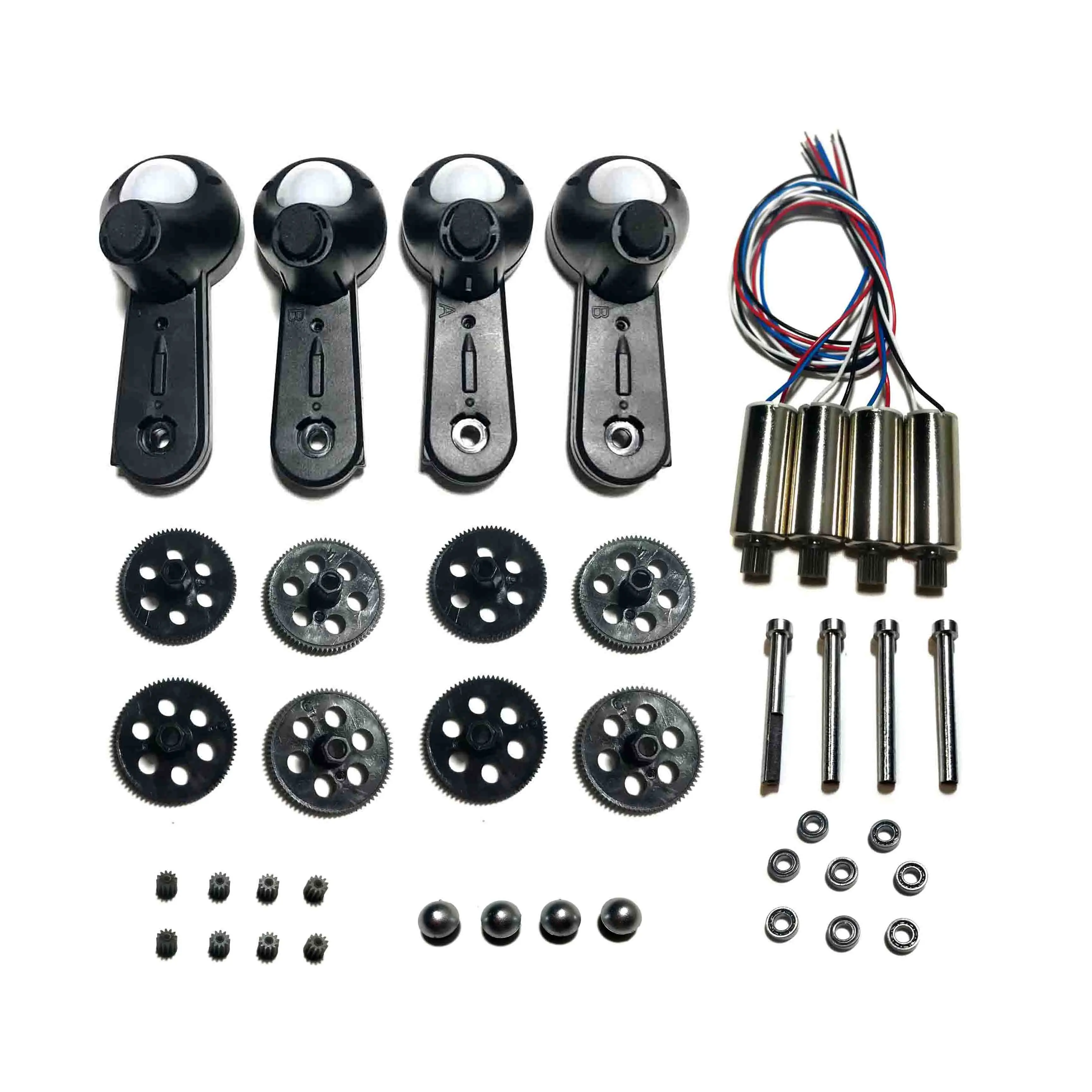 S167 S166 gps RC drone rc Quadcopter spare parts Accessories Arm Engines gear motor propeller fixed Aluminum shaft bearing kit
S167 S166 gps RC drone rc Quadcopter spare parts Accessories Arm Engines gear motor propeller fixed Aluminum shaft bearing kit