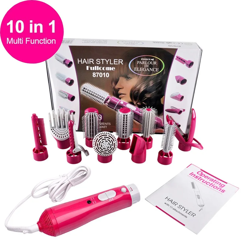 10 in 1 Hair Dryer Brush Multifunctional Hot Comb Hair Blower Straightener Hair Straightening Hot Comb Hair Curler Hot Air Brush
10 in 1 Hair Dryer Brush Multifunctional Hot Comb Hair Blower Straightener Hair Straightening Hot Comb Hair Curler Hot Air Brush