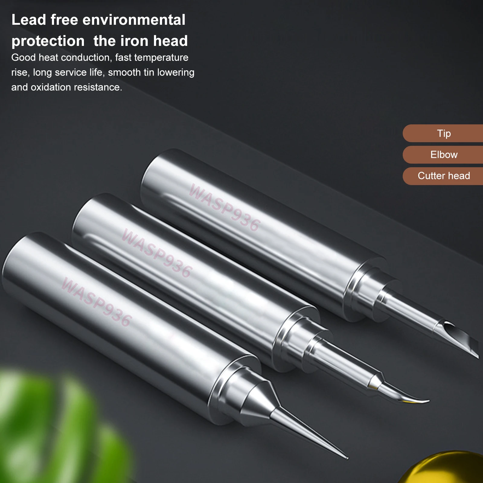 Lead-free Soldering Iron Tip High-quality Precision Soldering Tip 936 General-purpose Soldering Iron Tip Straight and Curved Tip
Lead-free Soldering Iron Tip High-quality Precision Soldering Tip 936 General-purpose Soldering Iron Tip Straight and Curved Tip