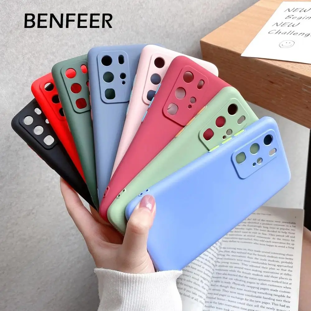 Thick Contrast color silicone phone case for HUAWEI P30 P40 PRO p smart 2020 camera protective phone case with cloth fiber
Thick Contrast color silicone phone case for HUAWEI P30 P40 PRO p smart 2020 camera protective phone case with cloth fiber