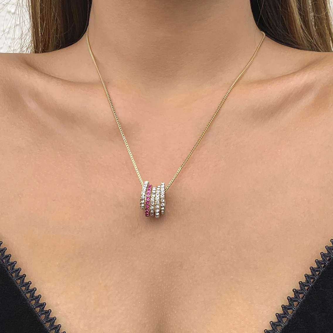 Ingemark Minimalism Crystal Circle Pendant Necklace Gold Color Unquie Women Fashion Necklace Jewelry Accessories Gift Wholesale
Ingemark Minimalism Crystal Circle Pendant Necklace Gold Color Unquie Women Fashion Necklace Jewelry Accessories Gift Wholesale