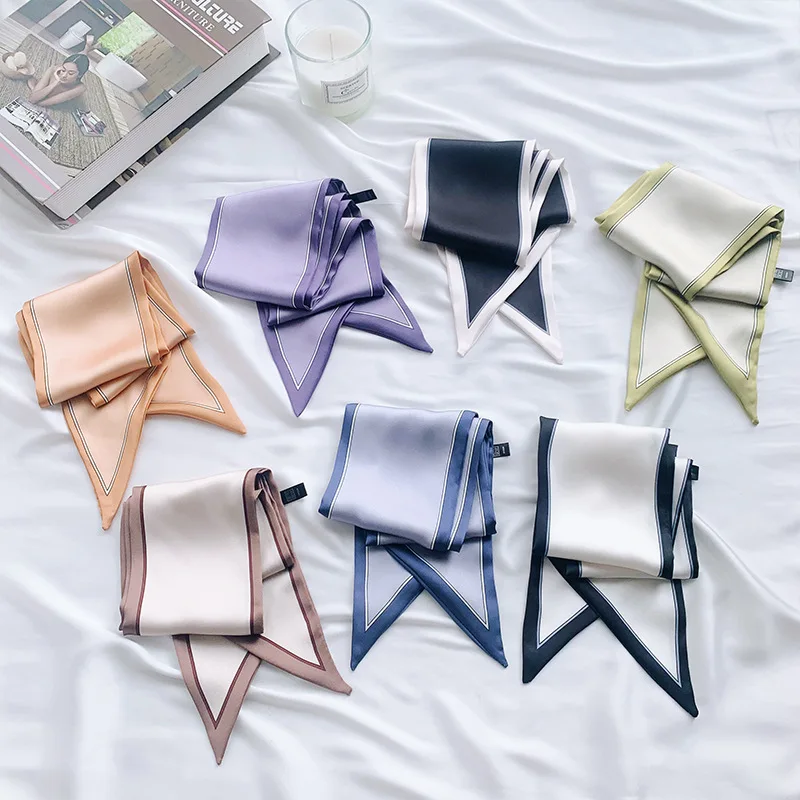 Женский однотонный шелковый шарф, повязка для волос, женская маленькая лента для волос, осенние ретро шелковые шарфы
Женский однотонный шелковый шарф, повязка для волос, женская маленькая лента для волос, осенние ретро шелковые шарфы