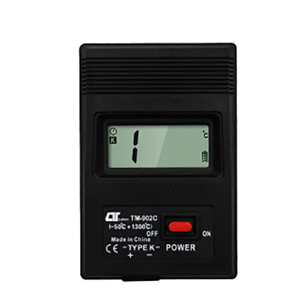 TM-902C Household Temperature Controller Pyrometer Portable Digital Temperature Meter K Type Thermocouple Probe Detector
TM-902C Household Temperature Controller Pyrometer Portable Digital Temperature Meter K Type Thermocouple Probe Detector