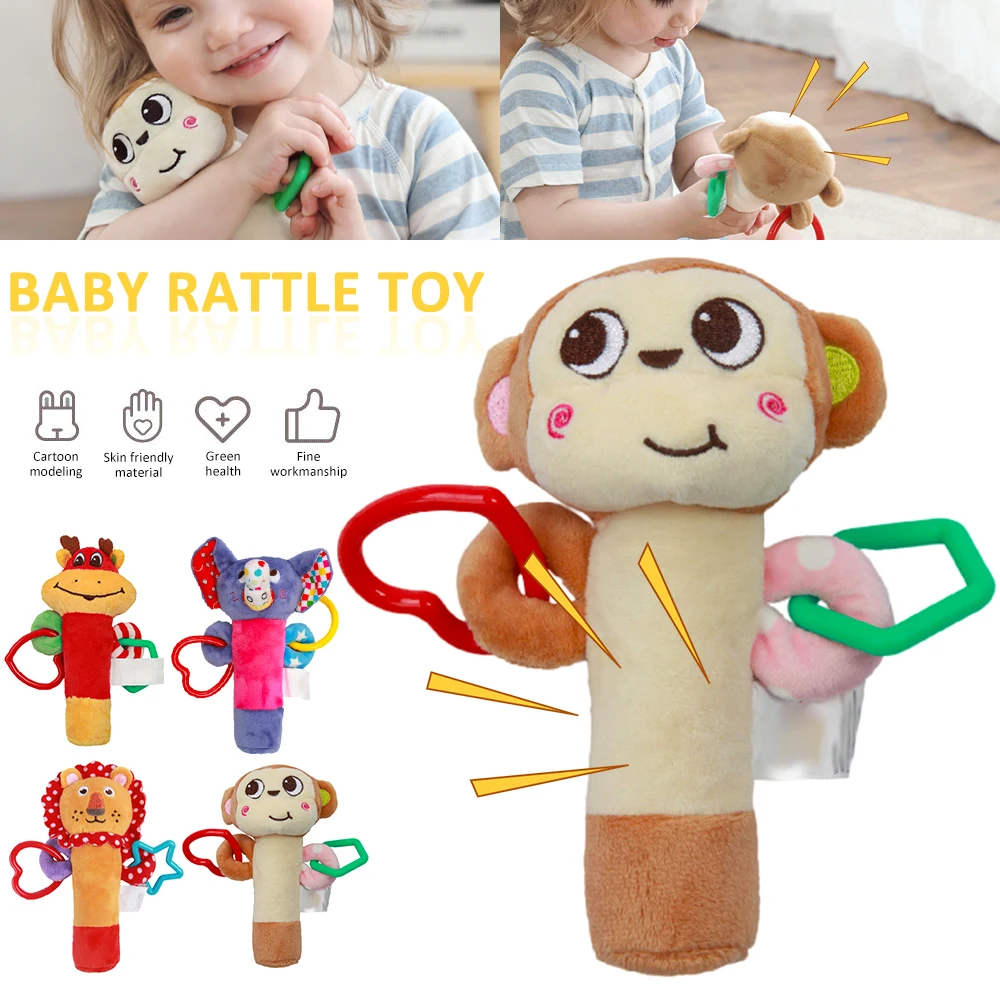 Baby Soft Rattles Shaker Infant Early Hand Plush Hand Grip Sound Toys Toddler Grab Rattle Newborn Toys Gift Development Sensory
Baby Soft Rattles Shaker Infant Early Hand Plush Hand Grip Sound Toys Toddler Grab Rattle Newborn Toys Gift Development Sensory