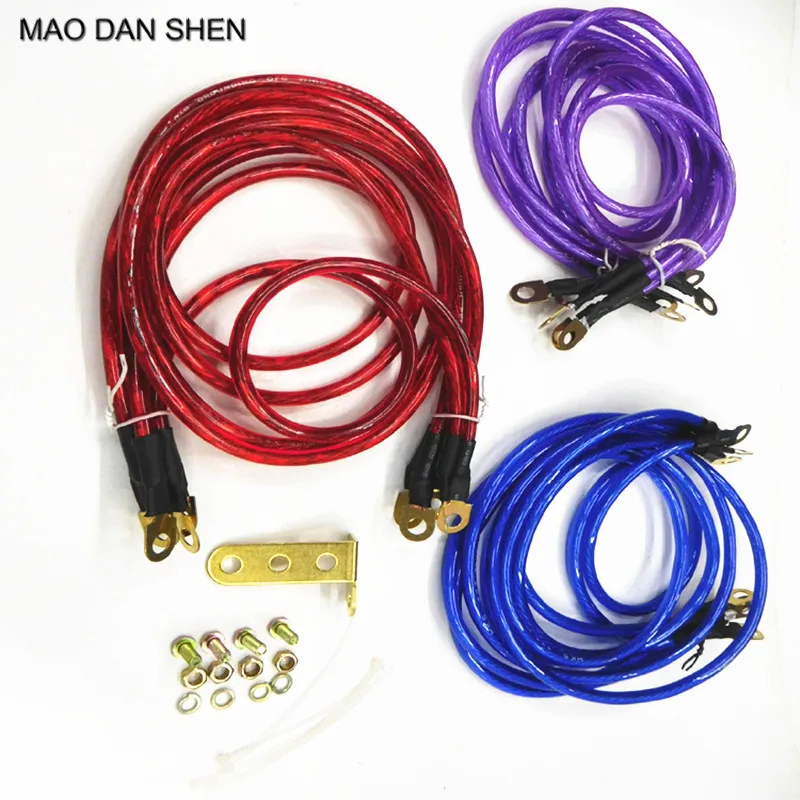 Car Universal 5-Point Grounding Wire Earth Cable System Kit High Performance improve power quality Blue/Red
Car Universal 5-Point Grounding Wire Earth Cable System Kit High Performance improve power quality Blue/Red