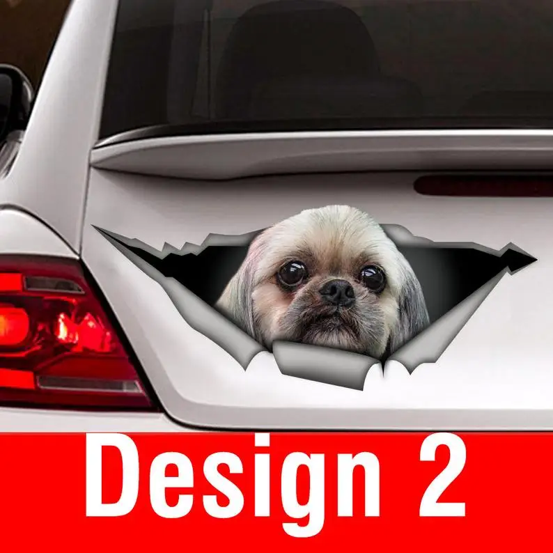 2021 Shih tzu car sticker , dog car decal, shih tzu decal, car decoration, pet decal
2021 Shih tzu car sticker , dog car decal, shih tzu decal, car decoration, pet decal