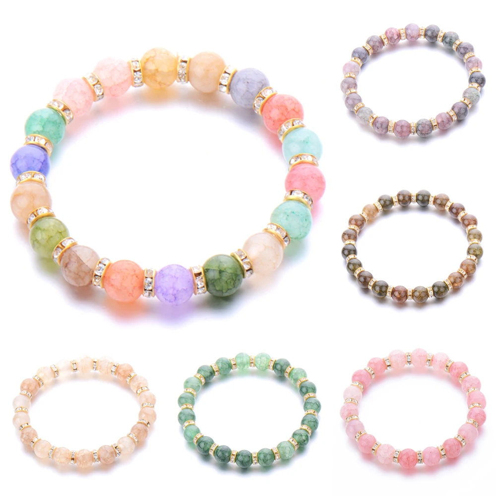 Браслет из натурального стекла и камня, круглые бусины, искусственные бусины, хрустальные витые проволочные браслеты, женские подарки, женс...
Браслет из натурального стекла и камня, круглые бусины, искусственные бусины, хрустальные витые проволочные браслеты, женские подарки, женс...