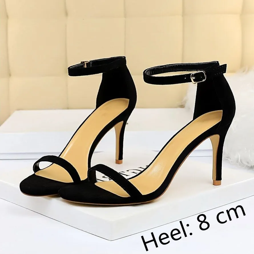 Charming Women Open Toe Ankle Strap Stiletto Heel Dress Sandals Elegant Wedding Party Shoes Pumps High Heel 10cm 8cm
Charming Women Open Toe Ankle Strap Stiletto Heel Dress Sandals Elegant Wedding Party Shoes Pumps High Heel 10cm 8cm