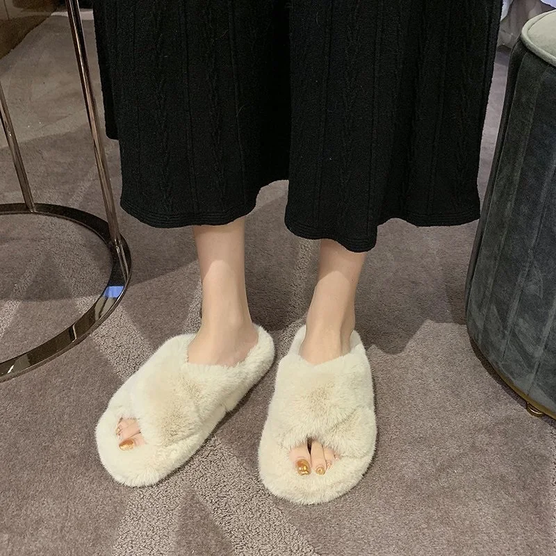 My-Love 2020 Plush Warm Shoes Fluffy Home Slippers Women Faux Fur Slippers Cozy Furry Slides Open Toe Slip on Soft Slippers
My-Love 2020 Plush Warm Shoes Fluffy Home Slippers Women Faux Fur Slippers Cozy Furry Slides Open Toe Slip on Soft Slippers
