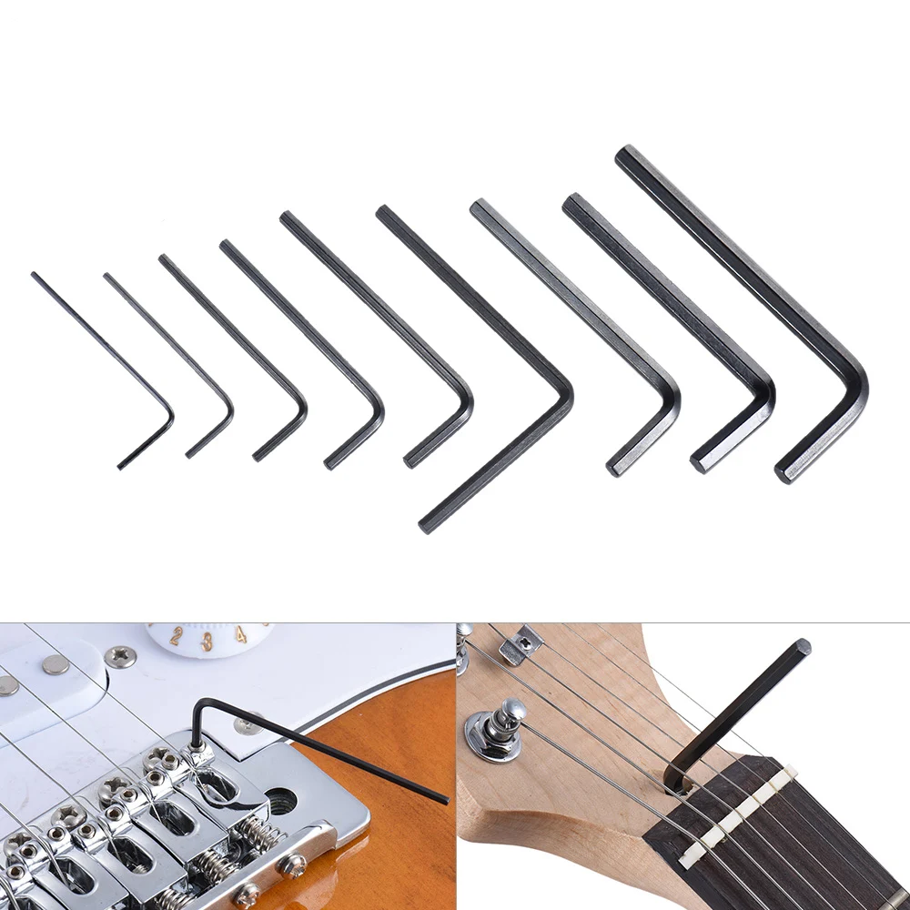 High Quality 9pcs Adjustment Bass Guitar Wrench Set Repair Tool Guitar Bass Neck Bridge Screw Truss Rod 
High Quality 9pcs Adjustment Bass Guitar Wrench Set Repair Tool Guitar Bass Neck Bridge Screw Truss Rod