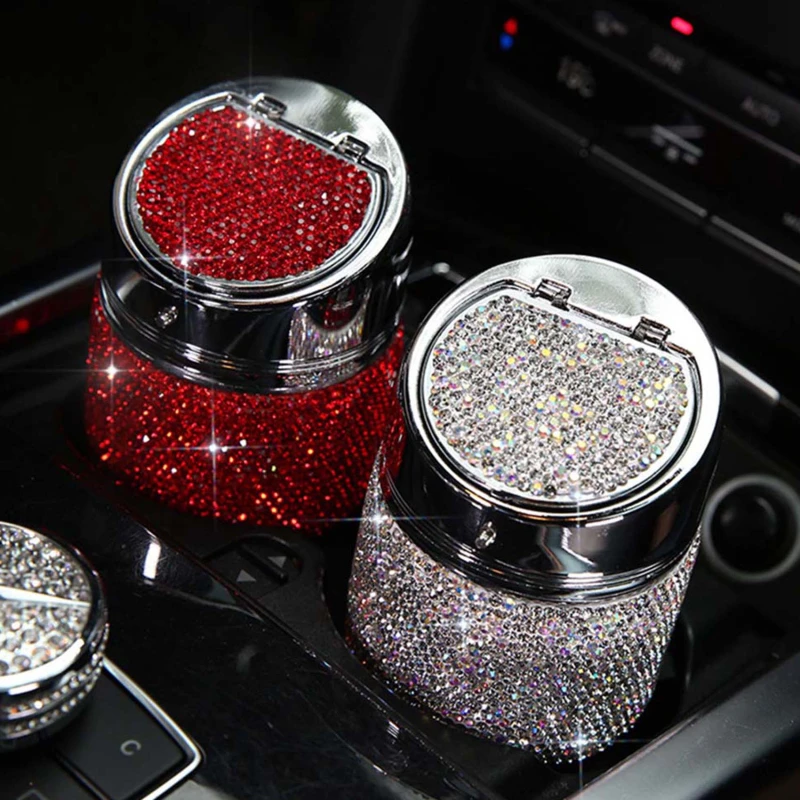 Universal Car Ashtray Multifunctional Diamond-Studded Car Metal Ashtray Creative Car Supplies Portable Car Interior Accessories
Universal Car Ashtray Multifunctional Diamond-Studded Car Metal Ashtray Creative Car Supplies Portable Car Interior Accessories