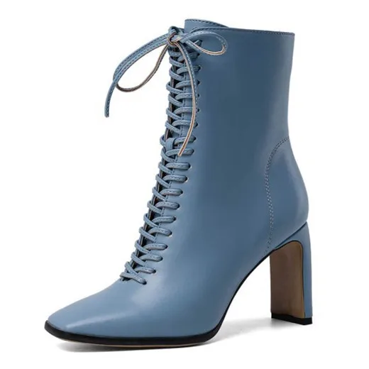 2022 New Arrive Vintage Genuine Sheepskin Leather Shoes Women Chelsea Boots Zip Thick Heels Autumn Women Ankle Boots Blue S0015
2022 New Arrive Vintage Genuine Sheepskin Leather Shoes Women Chelsea Boots Zip Thick Heels Autumn Women Ankle Boots Blue S0015