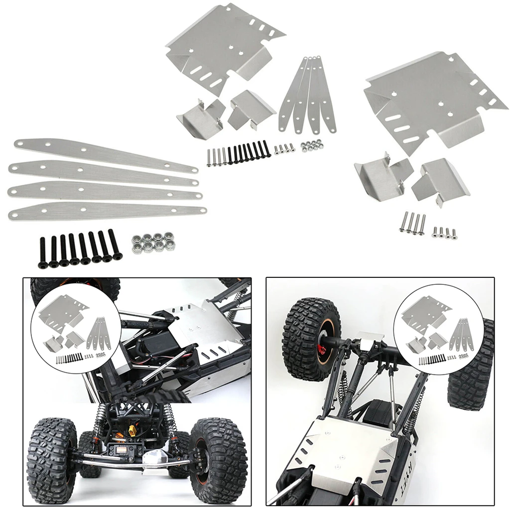 1/10 RC Rock Crawler Car Stainless Steel Chassis Armor Guard Plate Protective Set For Axial RBX10 Ryft Accessories
1/10 RC Rock Crawler Car Stainless Steel Chassis Armor Guard Plate Protective Set For Axial RBX10 Ryft Accessories