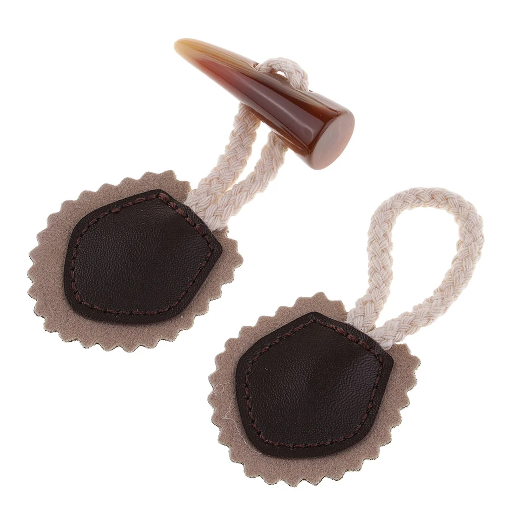 1 Set Leather Horn Toggle Closures for Clothes, Coat, Duffle, Scrapbooking Decoration Khaki
1 Set Leather Horn Toggle Closures for Clothes, Coat, Duffle, Scrapbooking Decoration Khaki