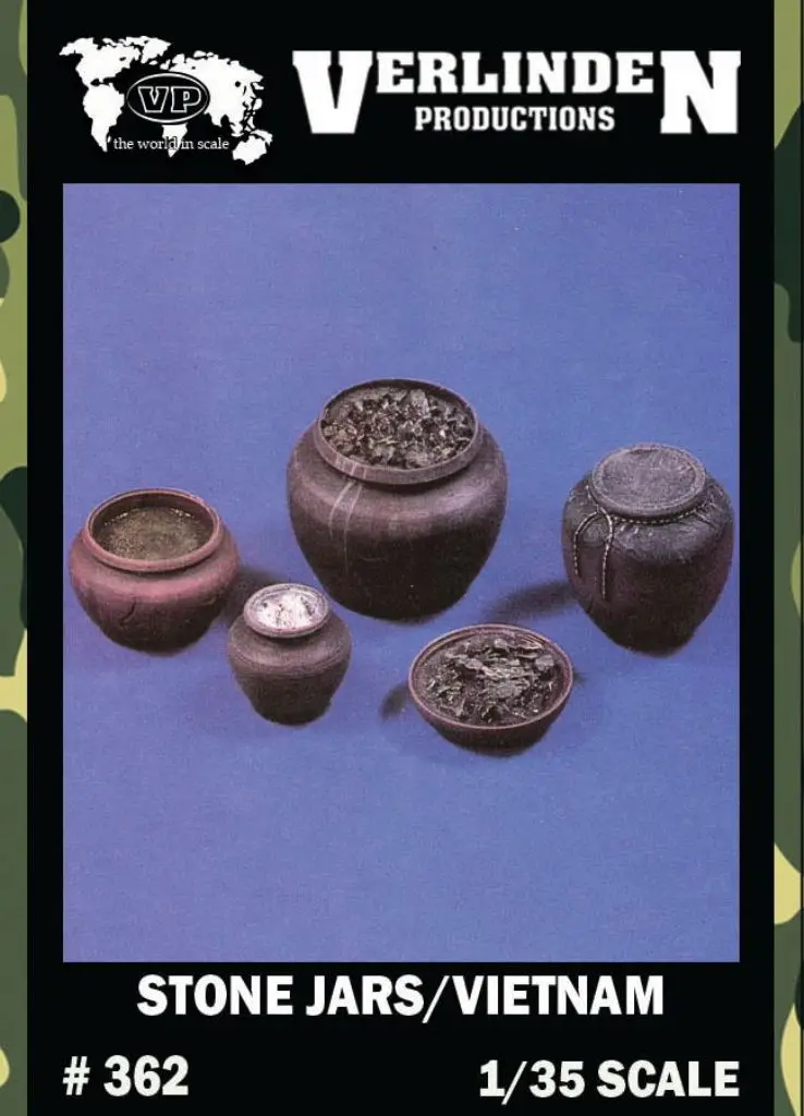 1/35 The Stone Jars / Vietnam Resin Model Scene Accessories,VERLINDEN #362 Unassembled Uncolored
1/35 The Stone Jars / Vietnam Resin Model Scene Accessories,VERLINDEN #362 Unassembled Uncolored