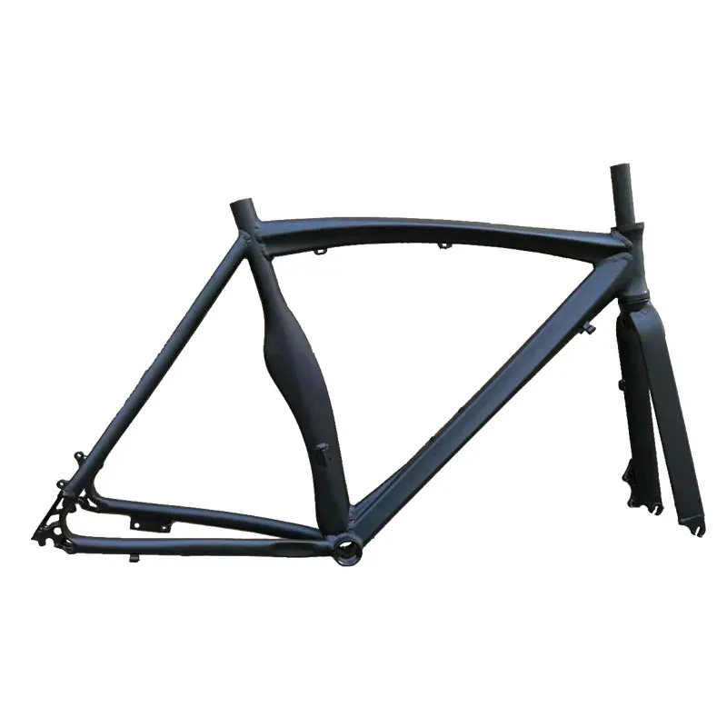 700C Muscle New design aluminum alloy 52 cm Disc brake Road bike frame with fork
700C Muscle New design aluminum alloy 52 cm Disc brake Road bike frame with fork