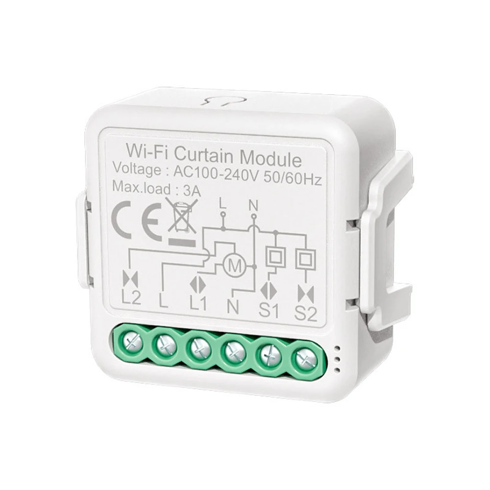 Tuya WiFi Curtain Switch Module Home Modification Module Mobilephone APP Remotes Control Compatible with Alexa Google Home
Tuya WiFi Curtain Switch Module Home Modification Module Mobilephone APP Remotes Control Compatible with Alexa Google Home