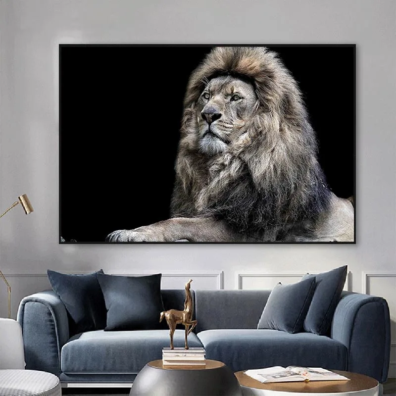 Black and White Tiger Lions Canvas Painting Wild Animal Art Print Poster Modern Wall Painting Living Room Decoration Pictures
Black and White Tiger Lions Canvas Painting Wild Animal Art Print Poster Modern Wall Painting Living Room Decoration Pictures