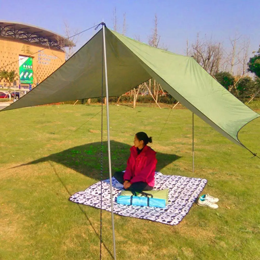Large Shelter Beach Outdoor Camping Garden Canopy Tent Tarp Shade Waterproof Shade Rain Fly Hunting Camouflage Net
Large Shelter Beach Outdoor Camping Garden Canopy Tent Tarp Shade Waterproof Shade Rain Fly Hunting Camouflage Net