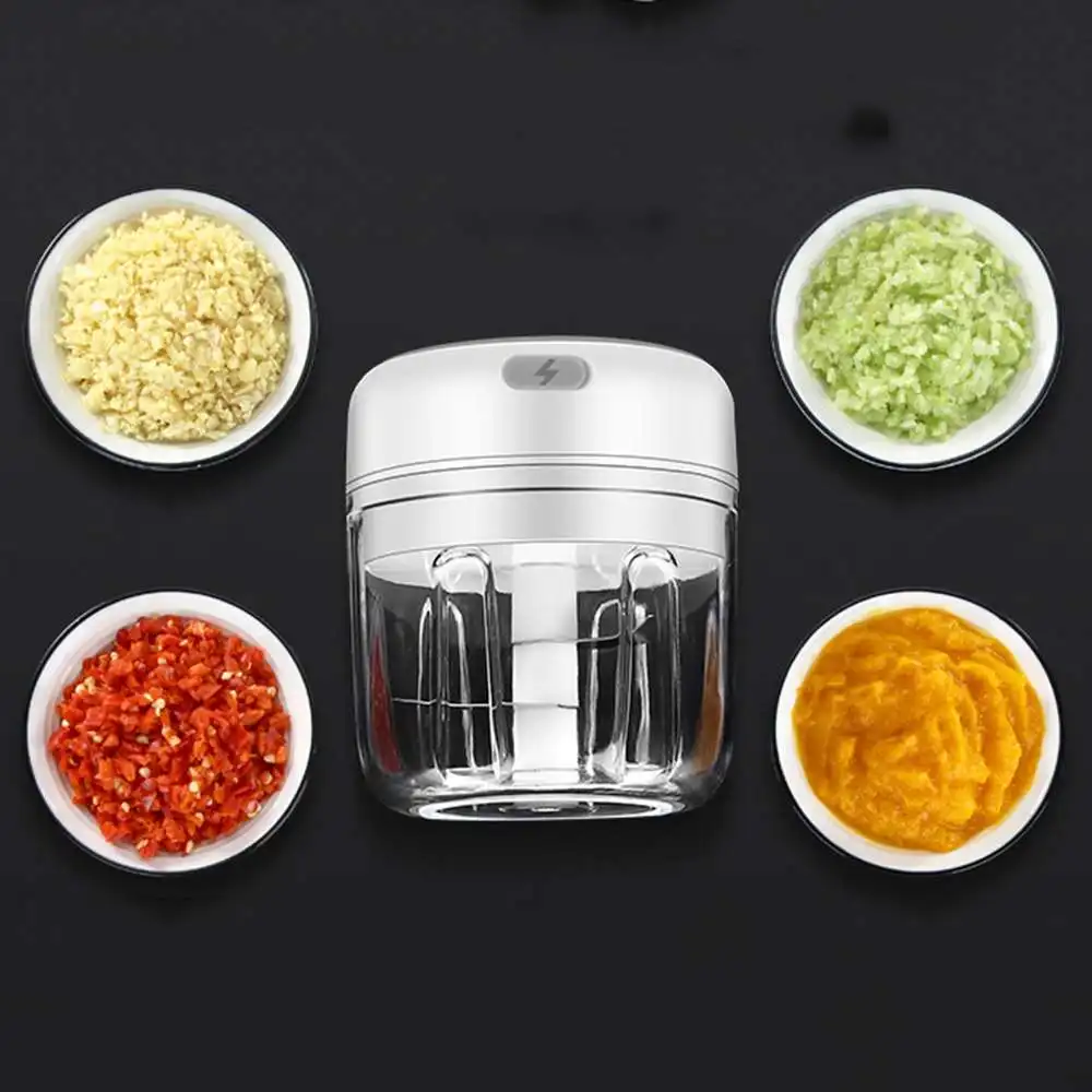 1 Pcs 250ml Wireless Electric Garlic Blender Press Stirrer Chopper Vegetable Electric Potato Masher Kitchen Tools Home Supplies 
1 Pcs 250ml Wireless Electric Garlic Blender Press Stirrer Chopper Vegetable Electric Potato Masher Kitchen Tools Home Supplies