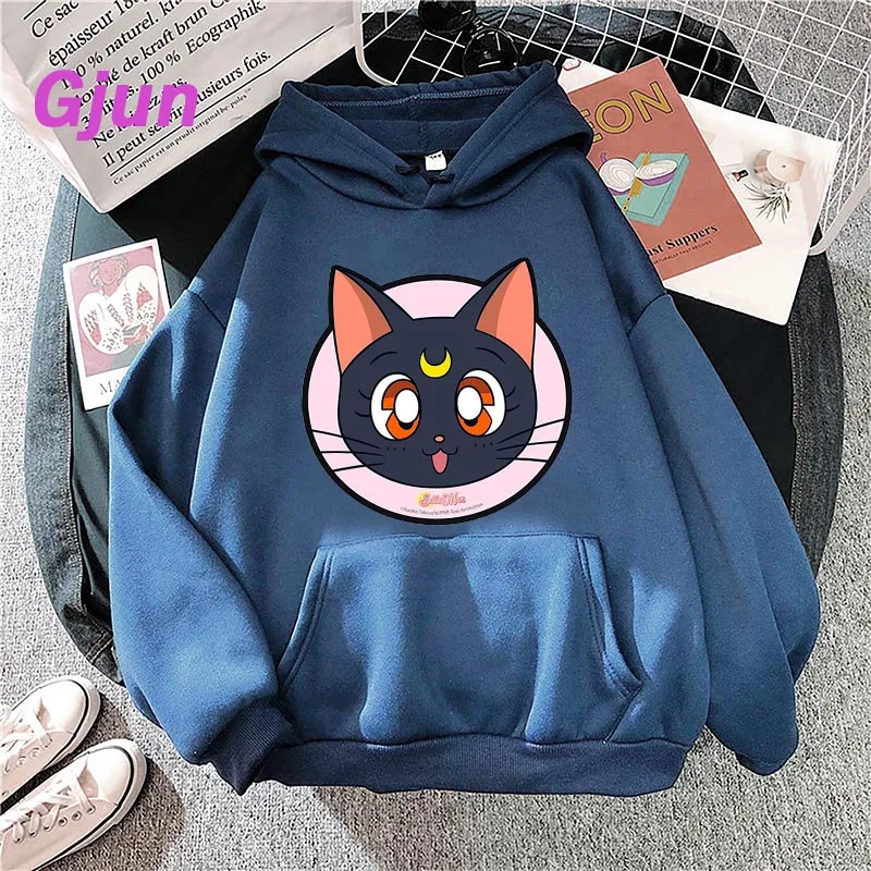 Sailor Moon Vintage Hoodie Women Hoodie Harajuku Hooded Sweatshirts Japanese Anime Streetwears Female Crewneck Pullovers Hoody
Sailor Moon Vintage Hoodie Women Hoodie Harajuku Hooded Sweatshirts Japanese Anime Streetwears Female Crewneck Pullovers Hoody