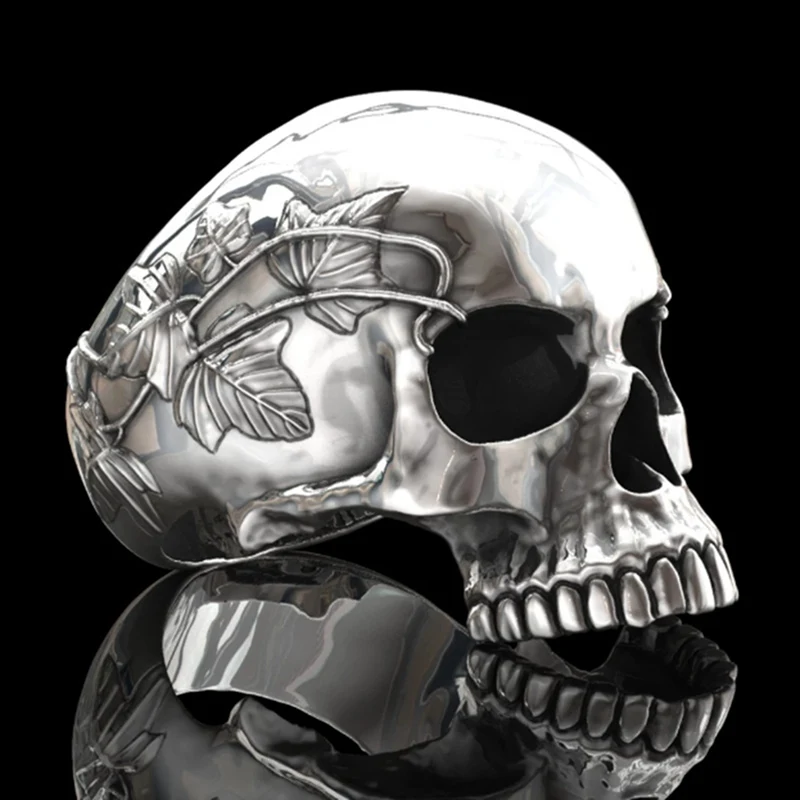 1PC Retro Punk Skeleton Skull Rings For Men Women Gothic Halloween Accessories Gifts Personality Male Biker Rock Rap Ring
1PC Retro Punk Skeleton Skull Rings For Men Women Gothic Halloween Accessories Gifts Personality Male Biker Rock Rap Ring