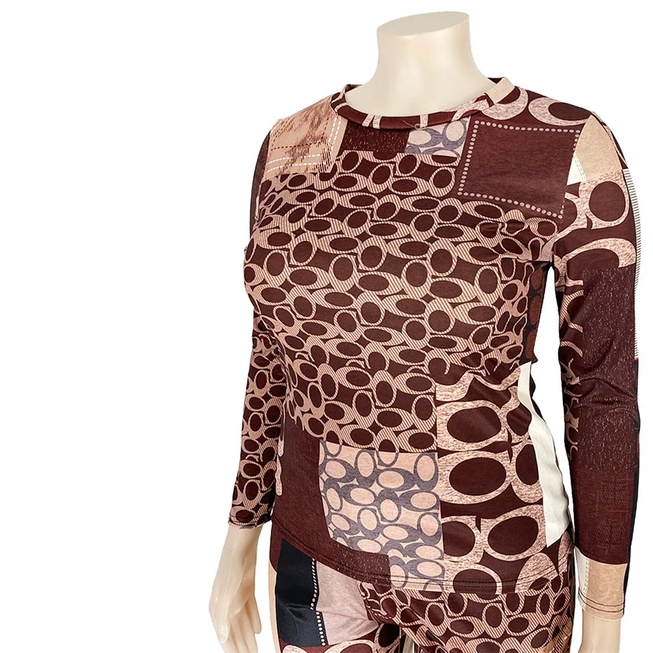Women Two Piece Sets Plus Size Fashion Printing Autumn Winter O-neck Long Sleeves Tees + High Waist Sport Pants Casual Outfits
Women Two Piece Sets Plus Size Fashion Printing Autumn Winter O-neck Long Sleeves Tees + High Waist Sport Pants Casual Outfits