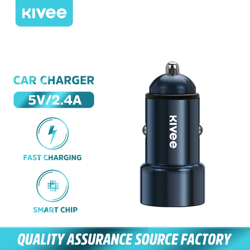 Kivee 2 USB Port Car Charger Portable Fast Charging for iPhone Xiaomi Redmi Samsung Mobile Phone In Car Accessories Quick Charge
Kivee 2 USB Port Car Charger Portable Fast Charging for iPhone Xiaomi Redmi Samsung Mobile Phone In Car Accessories Quick Charge