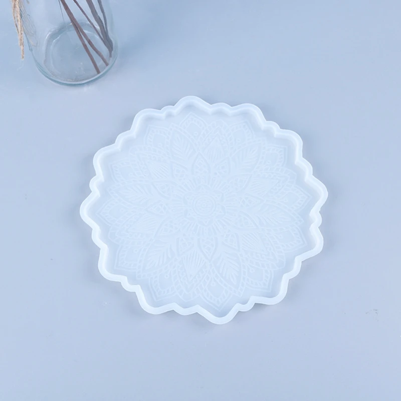 5 Pcs Crystal Epoxy Resin Mold Datura Flowers Tray Cup Mat Coaste Silicone Mould DIY Crafts Decorations Casting Tool wholesales
5 Pcs Crystal Epoxy Resin Mold Datura Flowers Tray Cup Mat Coaste Silicone Mould DIY Crafts Decorations Casting Tool wholesales