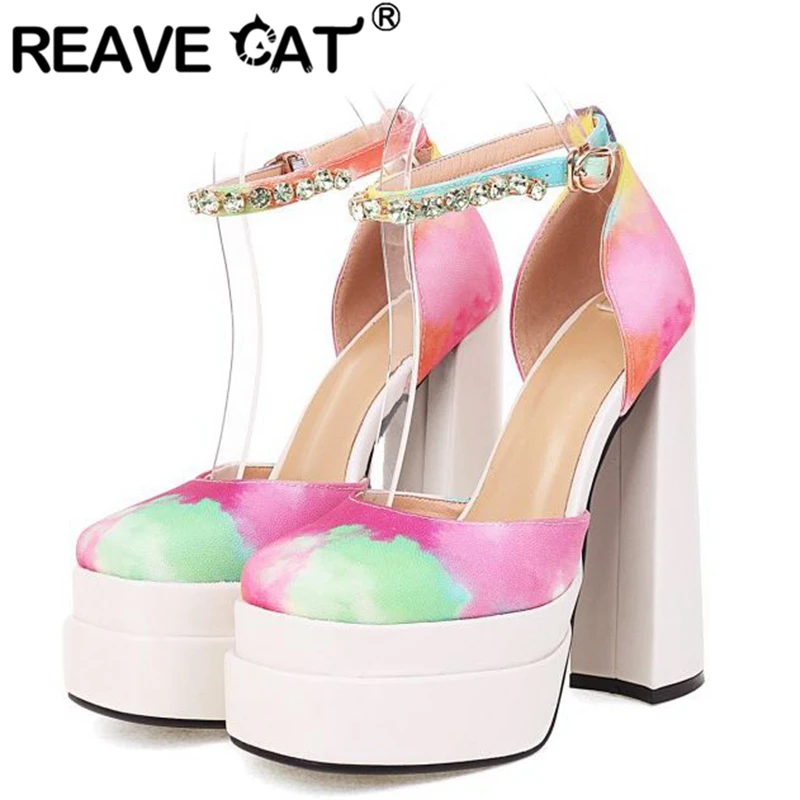 Женские туфли-лодочки с пряжкой REAVE CAT, праздничные туфли из натуральной кожи на высоком квадратном каблуке фиолетового и желтого цветов, Ра...
Женские туфли-лодочки с пряжкой REAVE CAT, праздничные туфли из натуральной кожи на высоком квадратном каблуке фиолетового и желтого цветов, Ра...