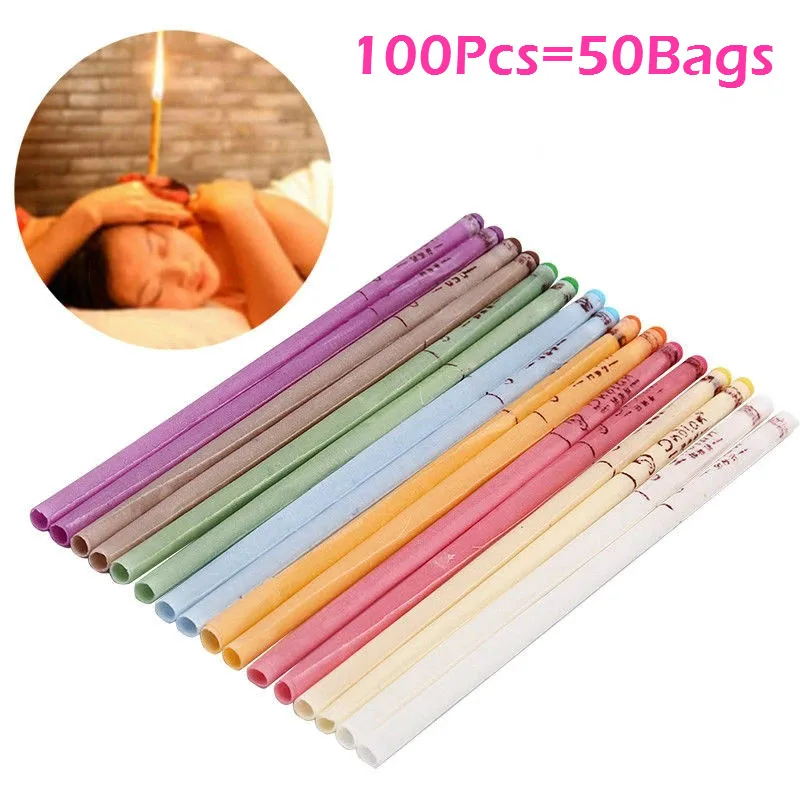 100Pcs/Set Healthy Care Ear Candle Ear Treatment Ear Wax Removal Cleaner Ear Coning Treatment Indiana Therapy Fragrance Candling
100Pcs/Set Healthy Care Ear Candle Ear Treatment Ear Wax Removal Cleaner Ear Coning Treatment Indiana Therapy Fragrance Candling