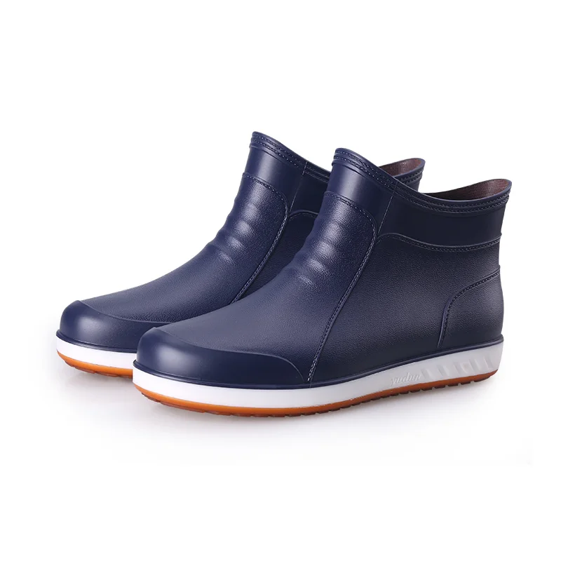 Low Boots Men Fashion Waterproof Shoes Male Rain Boots Short Kitchen Work Antiskid Platform Shoes Tendon Flat Wading rubbershoes
Low Boots Men Fashion Waterproof Shoes Male Rain Boots Short Kitchen Work Antiskid Platform Shoes Tendon Flat Wading rubbershoes
