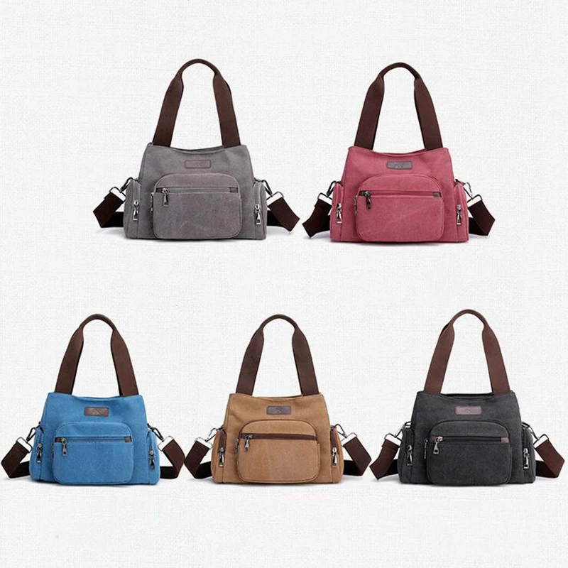 Ladies Messenger Outdoor Travel Bag Women's Multi Compartment Canvas Handle Shoulder Bags Crossbody Tote
Ladies Messenger Outdoor Travel Bag Women's Multi Compartment Canvas Handle Shoulder Bags Crossbody Tote