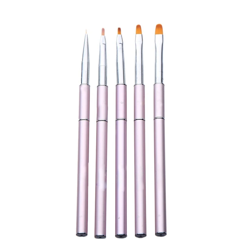 5Pcs Nail Art Painting Brush Liner Nail Bloom Flower Nail Art Brush Pen UV DIY Manicuring Flower Drawing Pen
5Pcs Nail Art Painting Brush Liner Nail Bloom Flower Nail Art Brush Pen UV DIY Manicuring Flower Drawing Pen