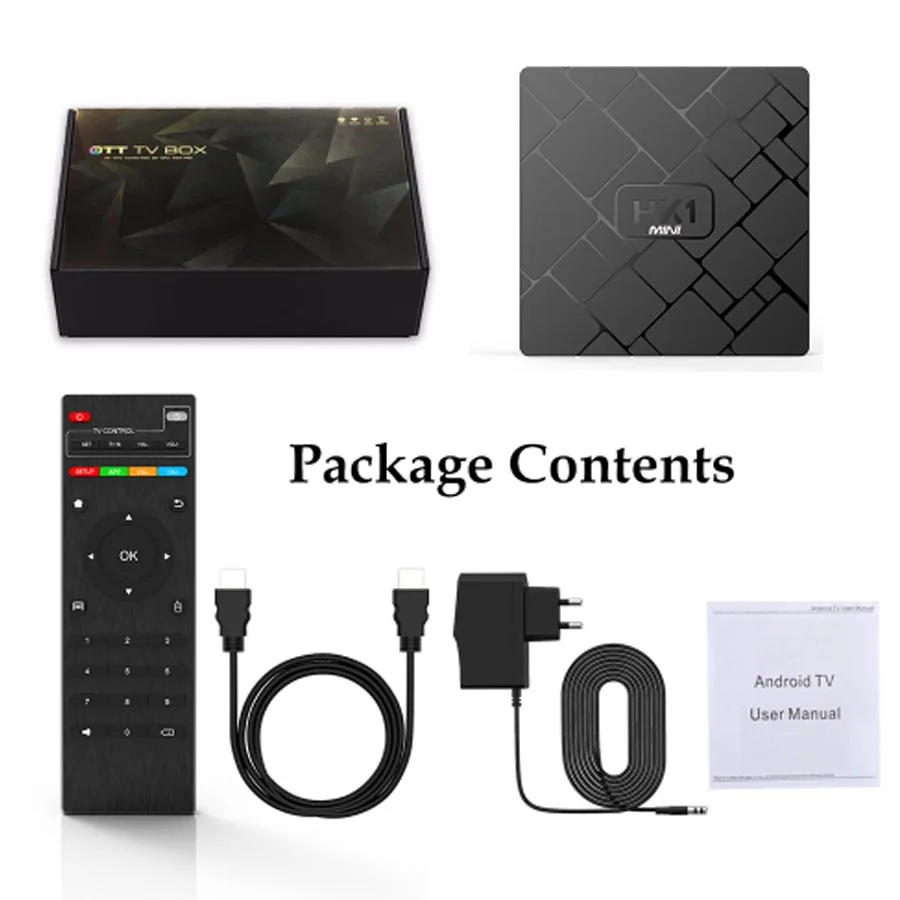 HK1 mini TV box Android 9,0 Dispositivo de TV inteligente RK3229 Quad Core 2GB RAM 16GB ROM H.265 HEVC 2,4G Wifi 4K HD set de re
HK1 mini TV box Android 9,0 Dispositivo de TV inteligente RK3229 Quad Core 2GB RAM 16GB ROM H.265 HEVC 2,4G Wifi 4K HD set de re