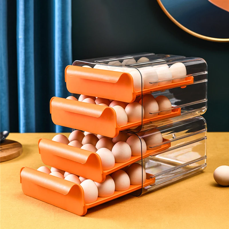 Egg Storage Boxes Refrigerator Organizer Fresh Box Drawer Type Eggs Carton Storage Case Egg Holder Stackable Kitchen Container
Egg Storage Boxes Refrigerator Organizer Fresh Box Drawer Type Eggs Carton Storage Case Egg Holder Stackable Kitchen Container