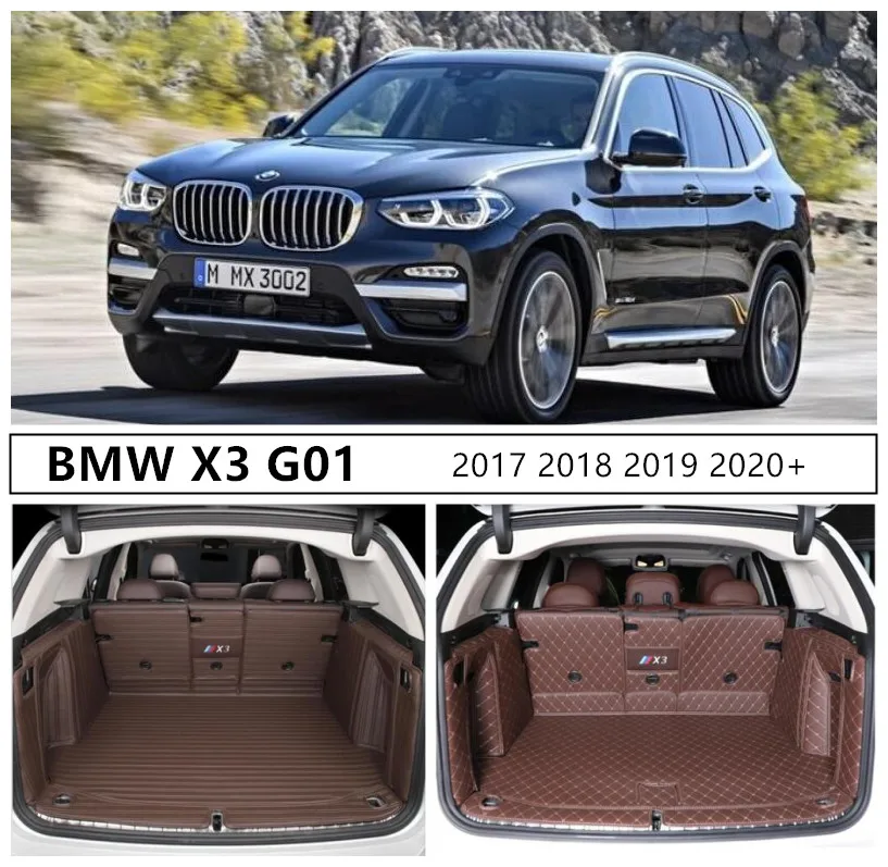 Для BMW X3 G01 2017 2018 2019 2020 2021 полный задний багажник ЛОТОК лайнер Грузовой Коврик для