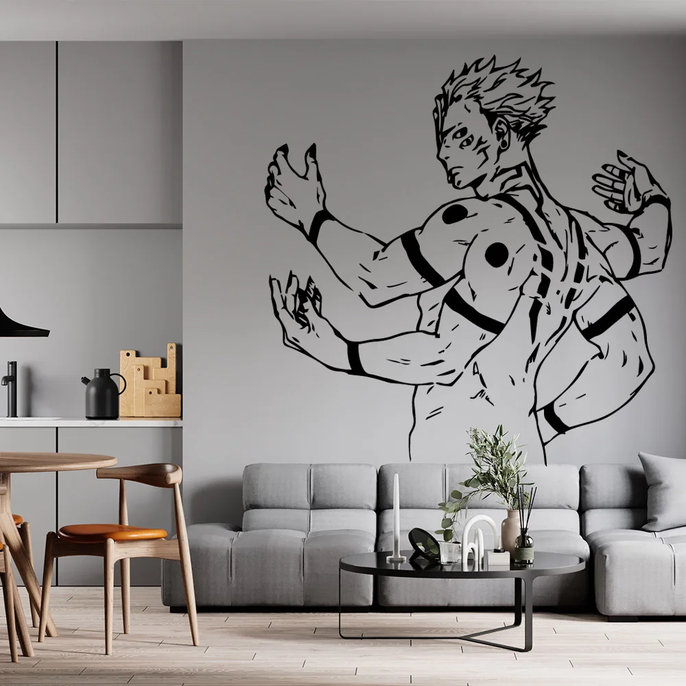 Jujutsu кайсен стены Стикеры самоклеящимся винилом Водонепроницаемый Wall Art Наклейки для детских комнат украшения стены искусства Стикеры фрес...
Jujutsu кайсен стены Стикеры самоклеящимся винилом Водонепроницаемый Wall Art Наклейки для детских комнат украшения стены искусства Стикеры фрес...