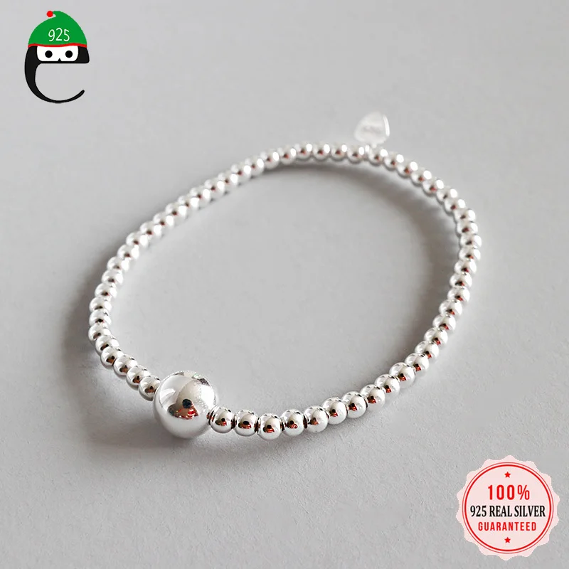 ElfoPlataSi Fashion Genuine 925 Sterling Silver Sweet Beads Elastic Bracelet For Women Girls Lady Wedding Jewelry Gift DS2277
ElfoPlataSi Fashion Genuine 925 Sterling Silver Sweet Beads Elastic Bracelet For Women Girls Lady Wedding Jewelry Gift DS2277