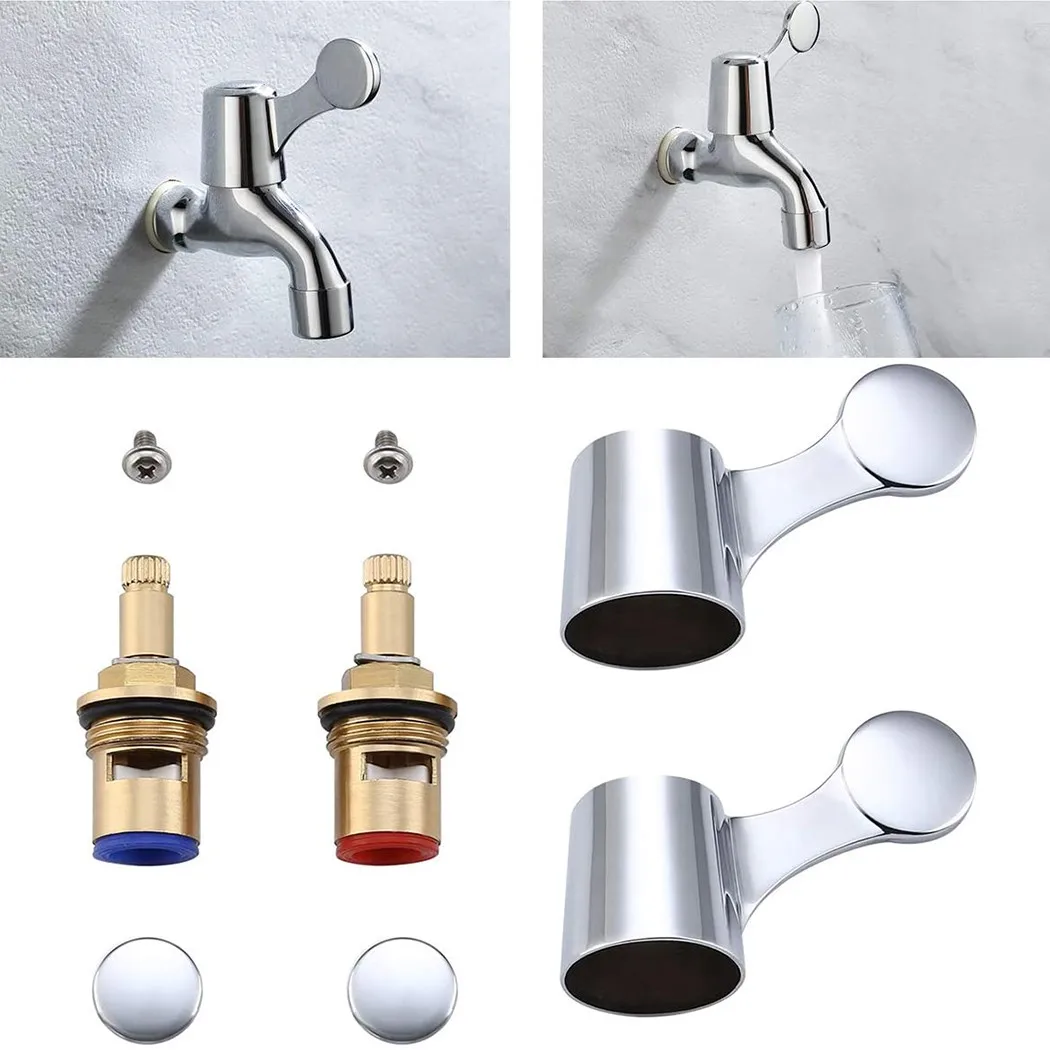 Faucet Parts Repair Parts Stainless Steel Faucet Copper Spool Faucet Handle Replacement For Kitchen Bathroom
Faucet Parts Repair Parts Stainless Steel Faucet Copper Spool Faucet Handle Replacement For Kitchen Bathroom