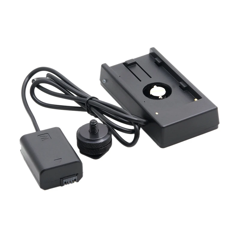 Dummy Battery,Battery Mount Power Adapter NP-FW50 to NP-F970 Hot Shoe Mount Plate for Sony A7/A7R/A7S/A7II/A3000/A5000
Dummy Battery,Battery Mount Power Adapter NP-FW50 to NP-F970 Hot Shoe Mount Plate for Sony A7/A7R/A7S/A7II/A3000/A5000