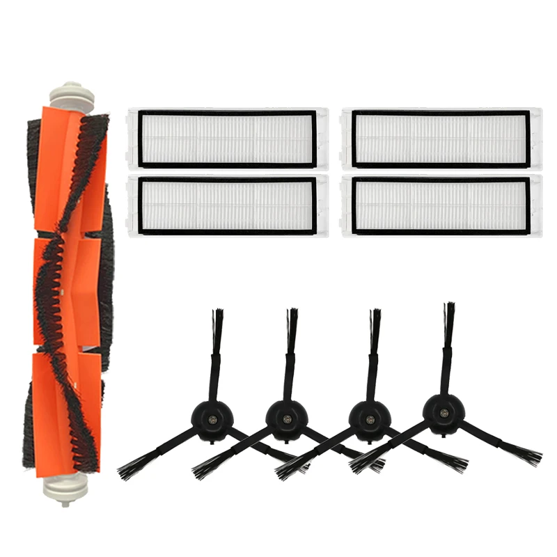 Запчасти для робота-пылесоса Xiaomi Roborock S50, S51, S55, E35, 2 Основные щетки, 4 фильтра НЕРА, 4 черные боковые
Запчасти для робота-пылесоса Xiaomi Roborock S50, S51, S55, E35, 2 Основные щетки, 4 фильтра НЕРА, 4 черные боковые