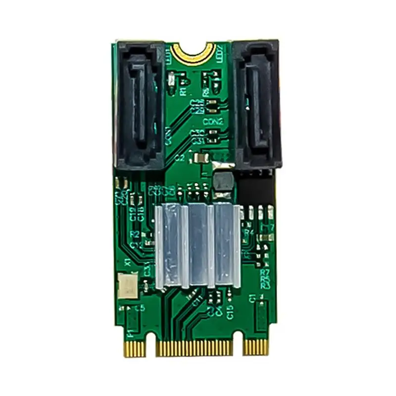 ST551 M.2 B+M KEY to Two Ports SATA GEN3.0 6G Expansion Card PCIe ASM1061 Chip Built In Disk Riser Card for Desktop
ST551 M.2 B+M KEY to Two Ports SATA GEN3.0 6G Expansion Card PCIe ASM1061 Chip Built In Disk Riser Card for Desktop